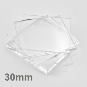 Caurspīdīgs organiskais stikls, 30mm, 1850 х 3050mm