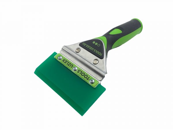 Poliuretāna rakelis ar rokturi "GHS-Green Handle Series", 110mm