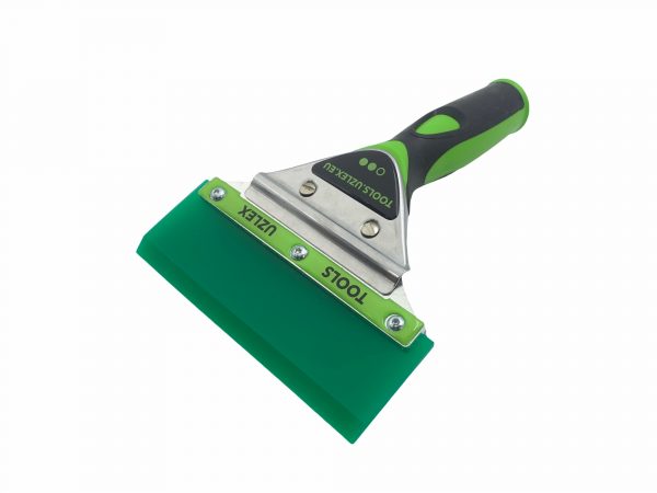 Poliuretāna rakelis ar rokturi “GHS-Green Handle Series”, 140mm