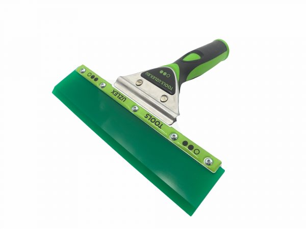 Poliuretāna rakelis ar rokturi “GHS-Green Handle Series”, 220mm