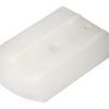 Ergonomisks rakelis, balts, ciets 4"+(110x90xmm)