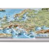 Pastkarte ar Eiropas 3D karti (170x120mm)