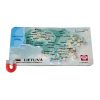 Magnēts ar Lietuvas 3D karti (94x62mm)
