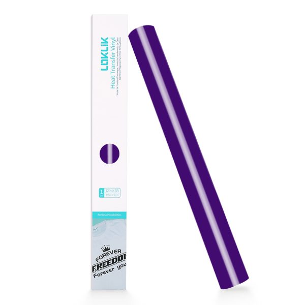 Līmplēve termopārnesei 30,5 cm x 1,80 m - Violeta (Purple) - Image 3